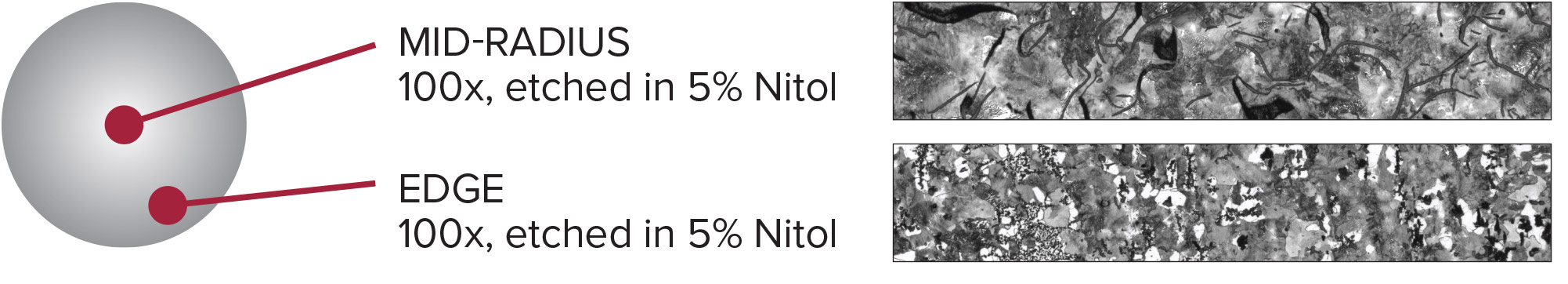 A graph detailing the microstructure of the G2P